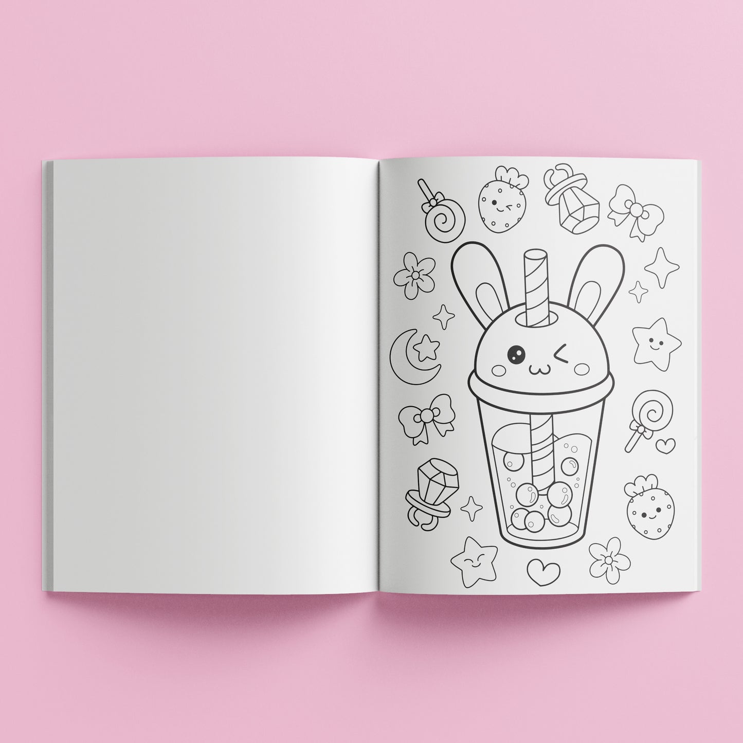 Kaleidoscope Colouring Totally Bubble Tea