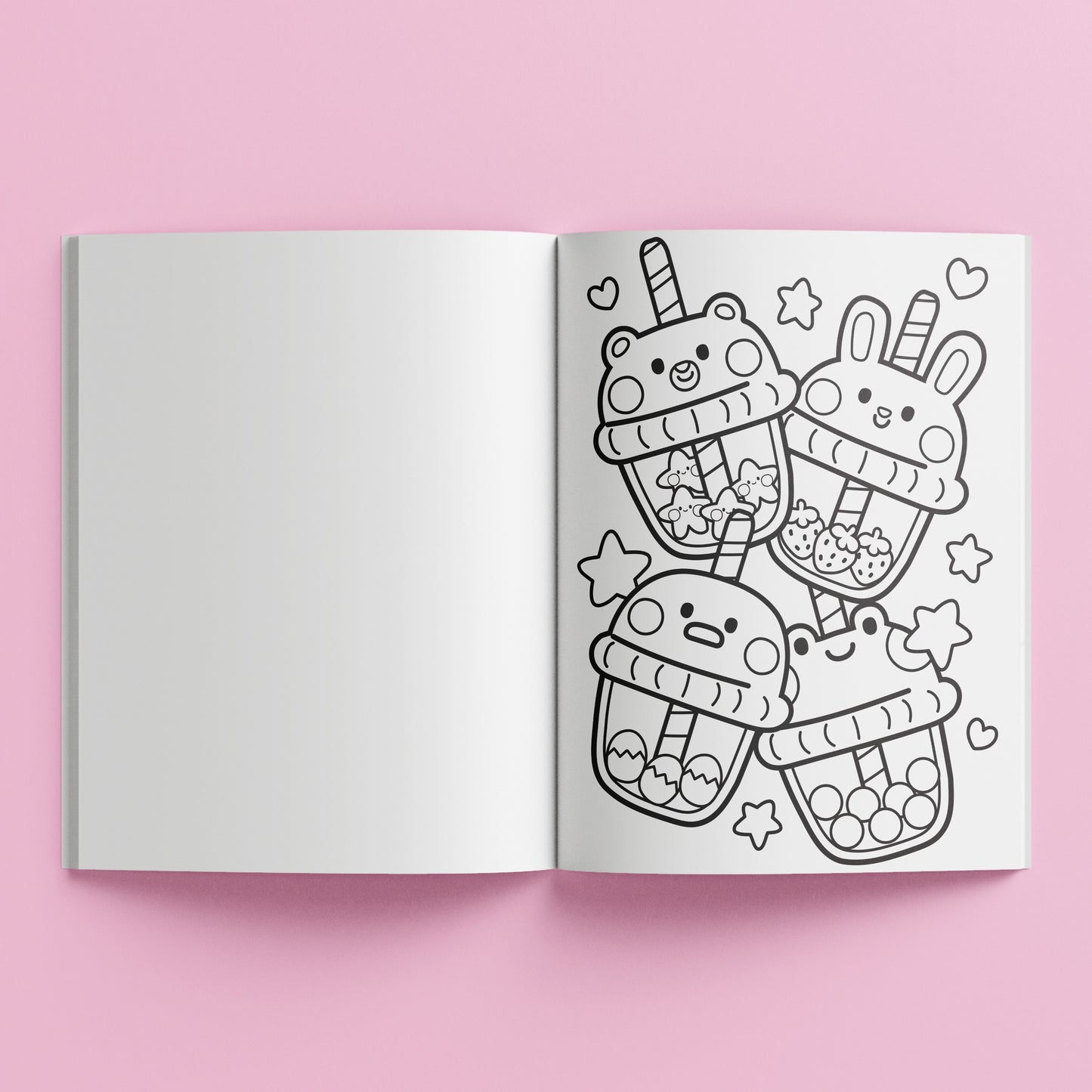 Kaleidoscope Colouring Totally Bubble Tea
