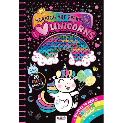Scratch Art Sparkles - I love Unicorns