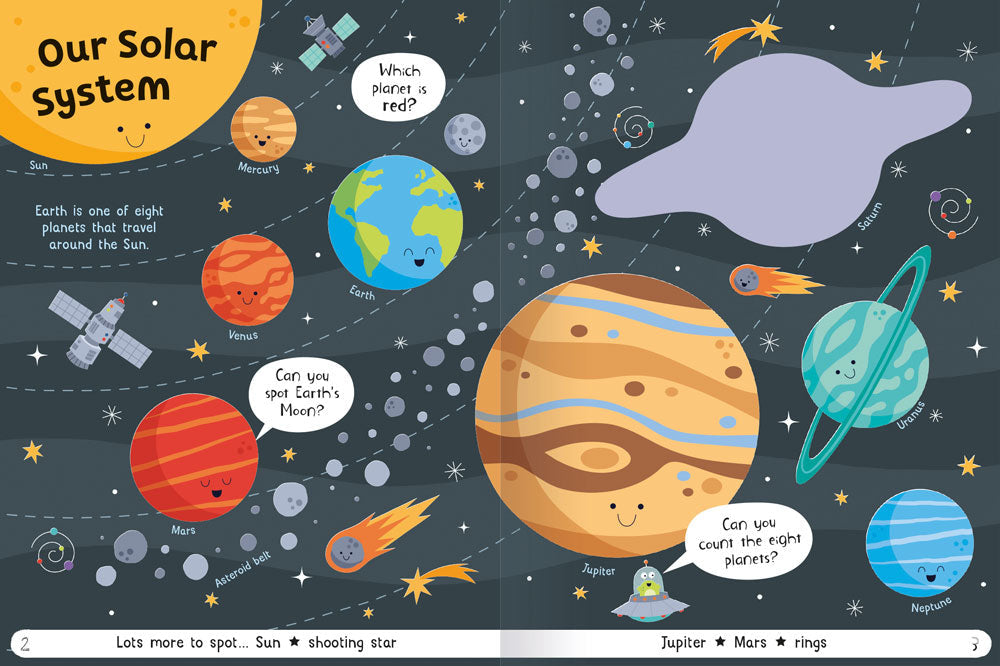 Lots to Spot: Space! Sticker Book