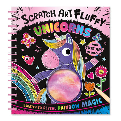 Scratch Art Fluffy: Unicorns