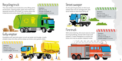 Usborne Book and Jigsaw Trucks
