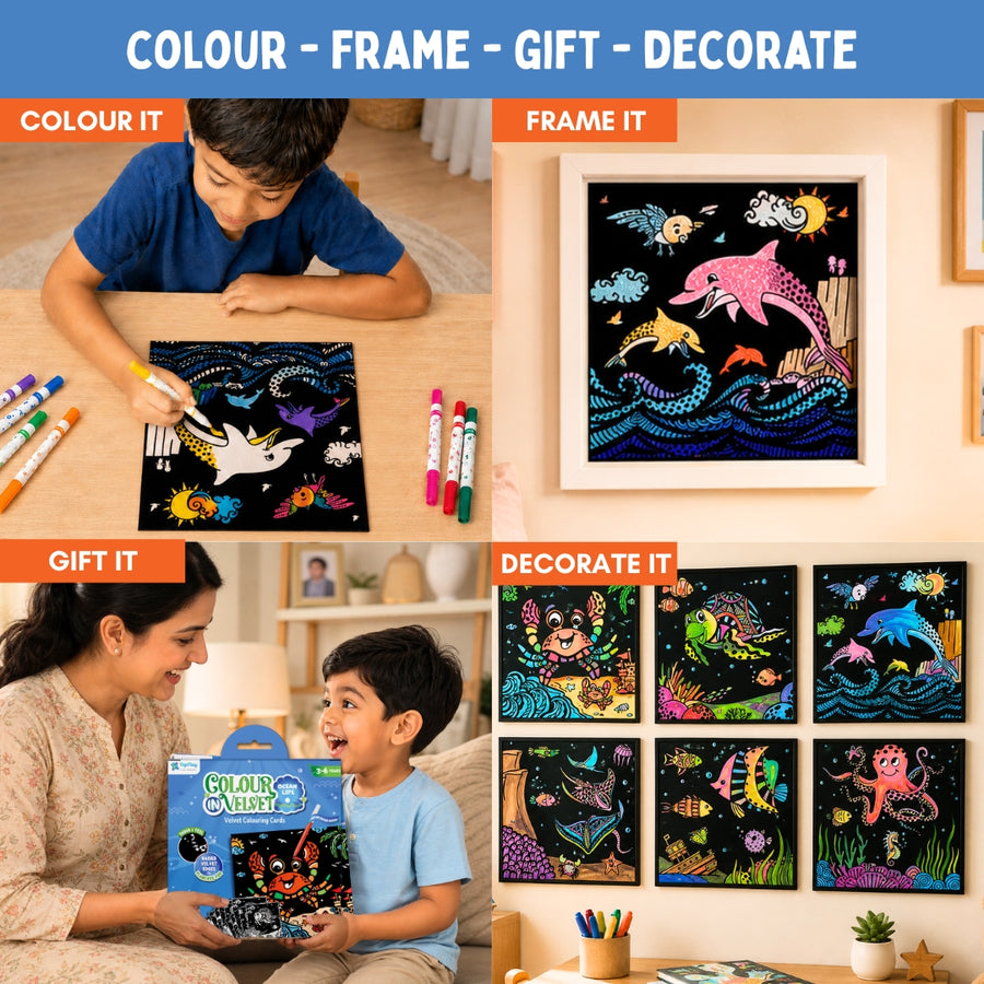 PEPPLAY COLOUR IN VELVET - OCEAN LIFE