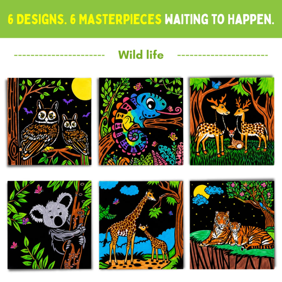 PEPPLAY COLOUR IN VELVET - WILD LIFE