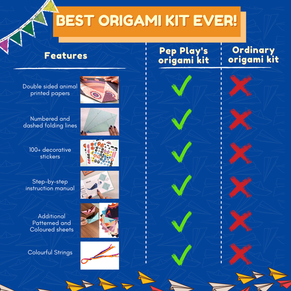 PEPPLAY ORIGAMI ART - ANIMAL KINGDOM