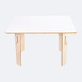 SWEN wooden Straight Table AMBER