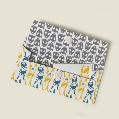 GIFT - Gift Envelopes - Alien Blue & Yellow