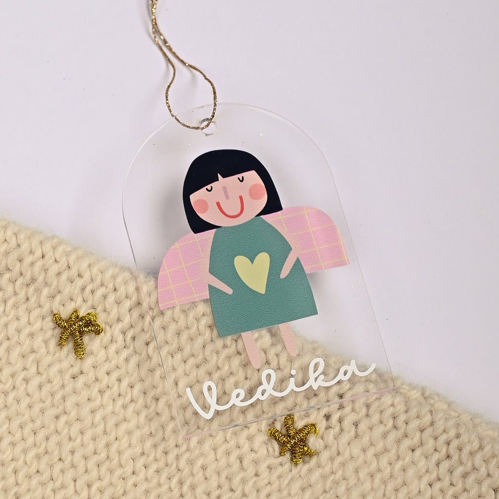 Personalised Ornament | Printed Angel