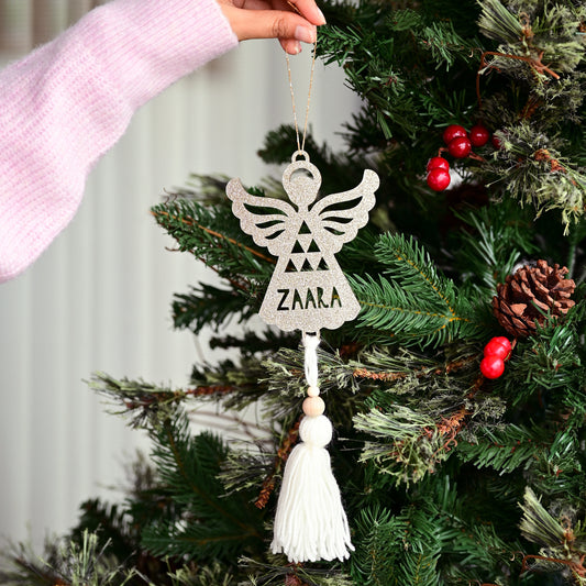 Personalised Tree Ornament | Tassel Angel