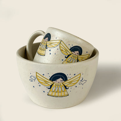 FEAST - Ceramic Mug & Bowl - Angela