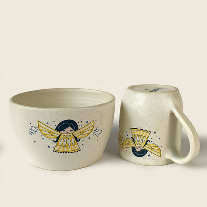 FEAST - Ceramic Mug & Bowl - Angela