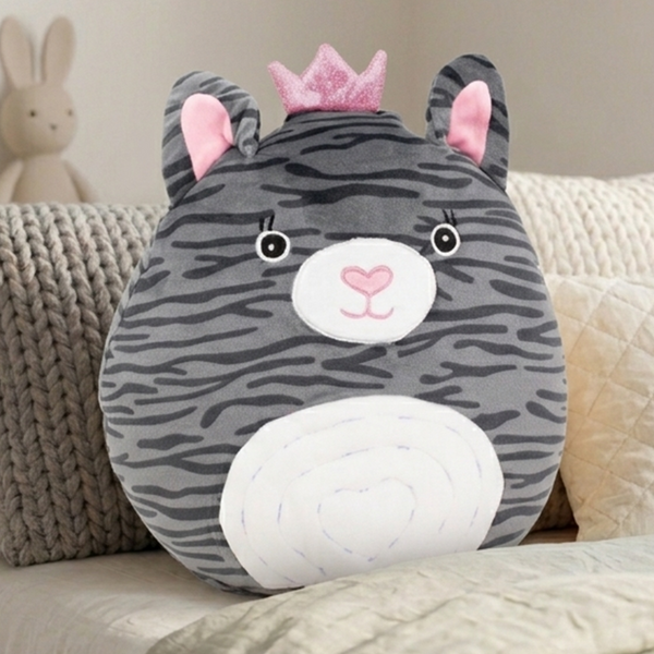 Mirada Cat Face Toy - Grey -30 cm