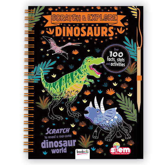 Scratch & Explore Book: Dinosaurs