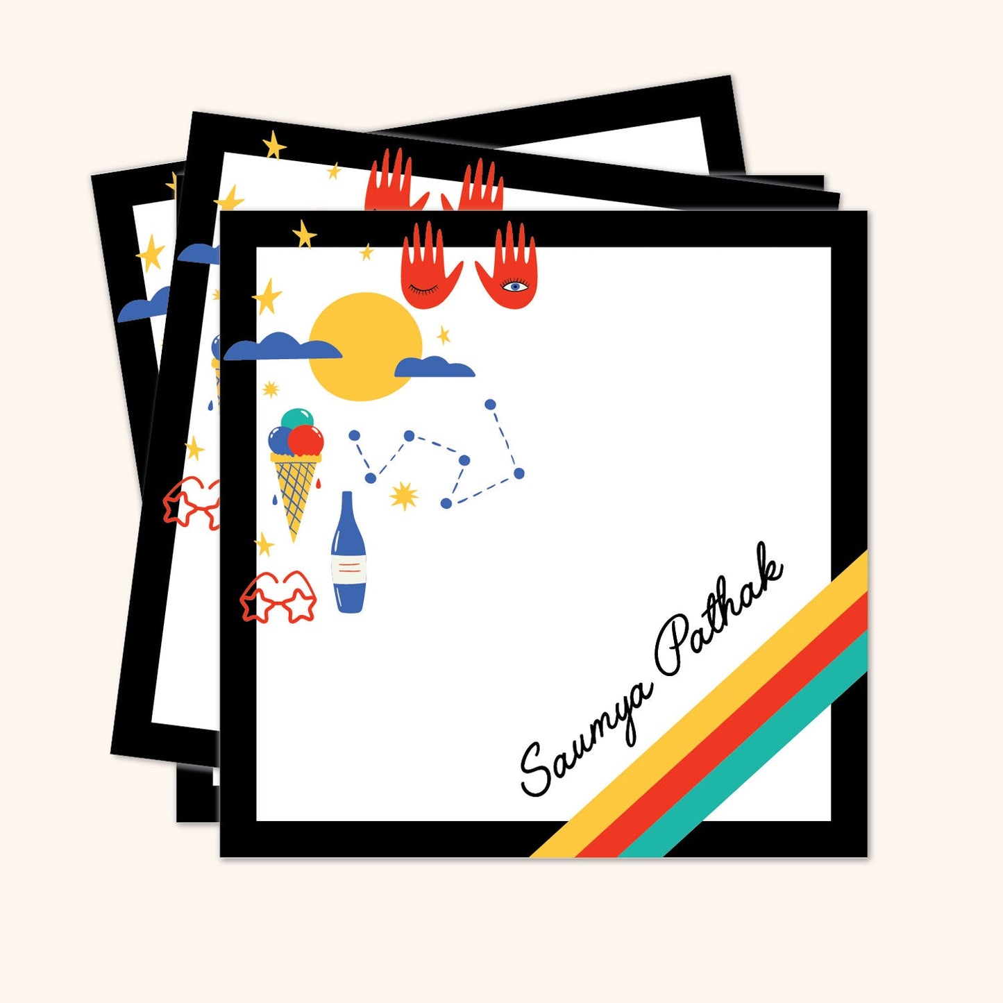 Square Gift Tags - Set of 24 | Personalised