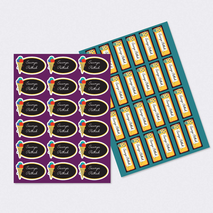 Sticker Sheet - Set of 2 - A4 Size