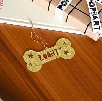 Personalised Tree Ornament Xmas Shape | Bone