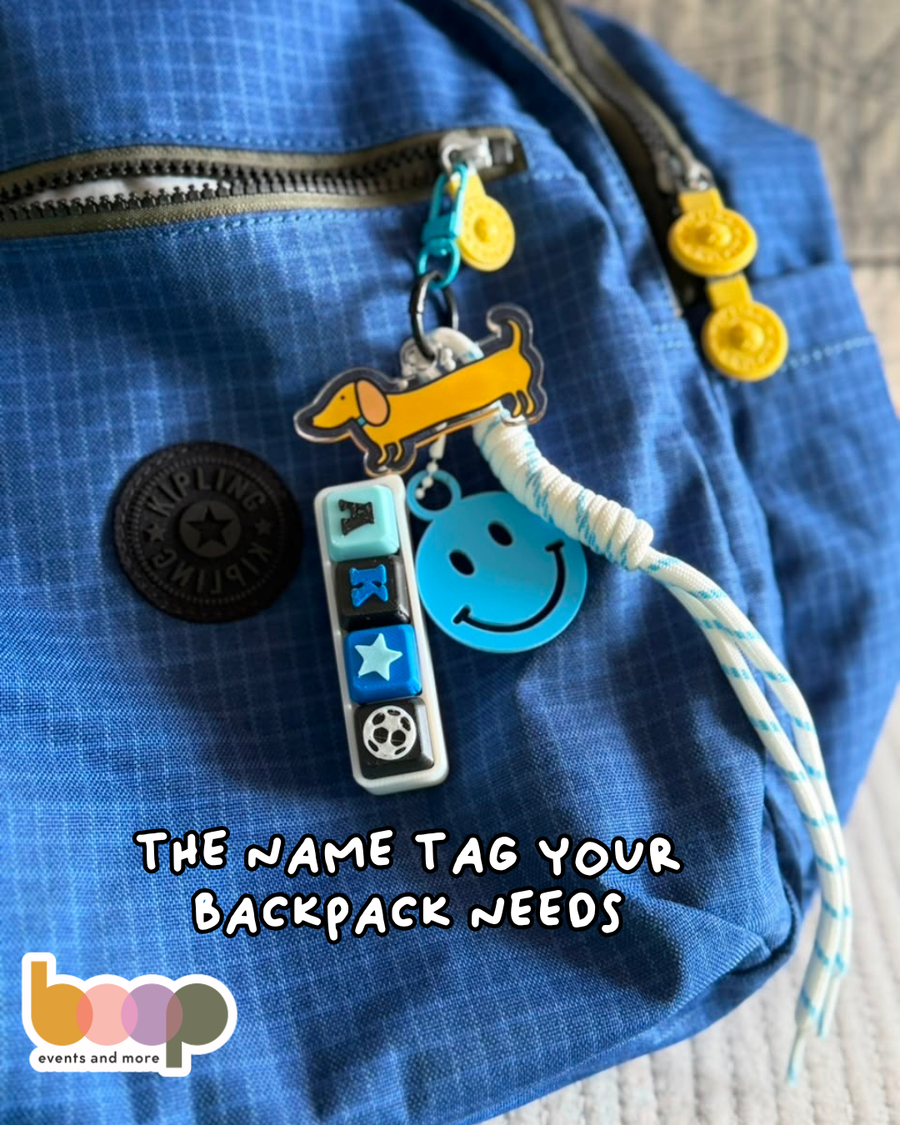 Personalised Clicker Bagtag | Blickers by BOOP