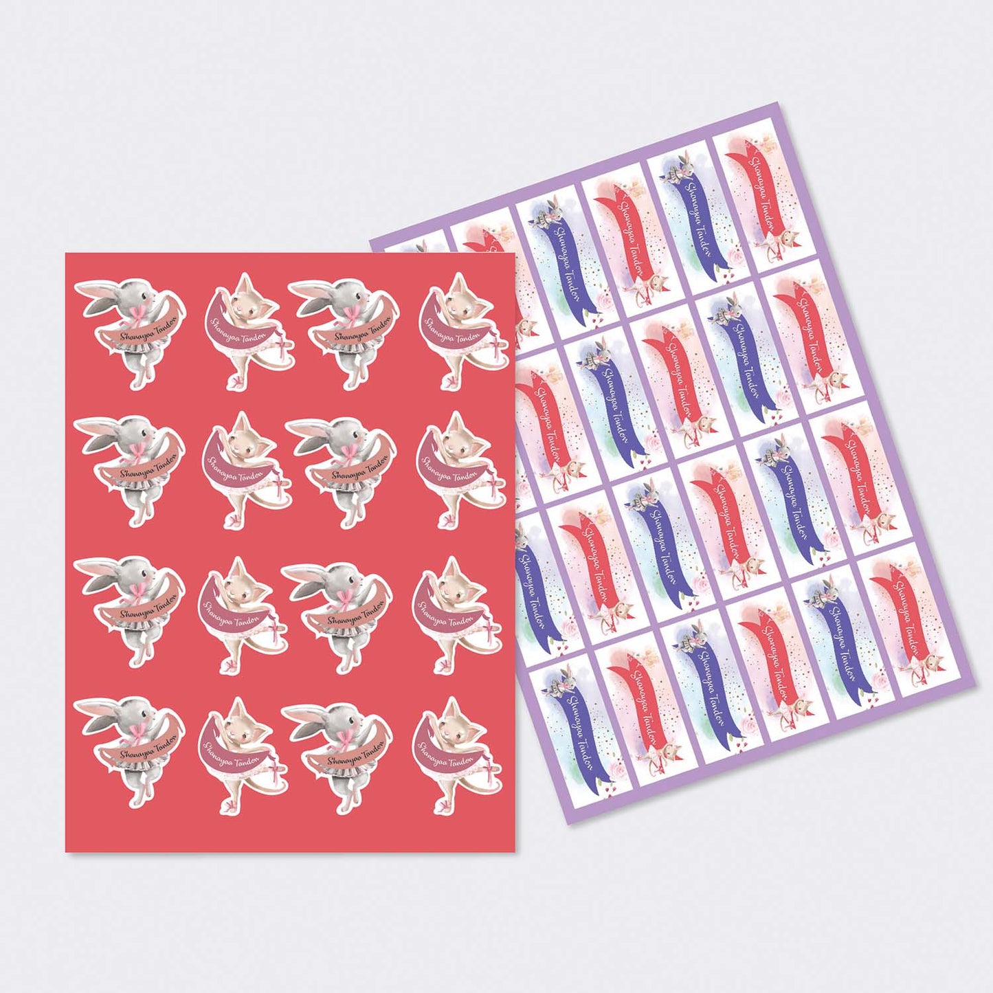 Sticker Sheet - Set of 2 - A4 Size