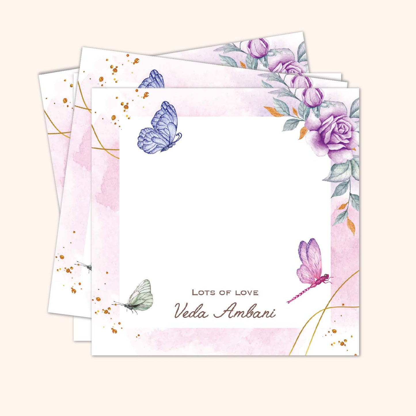 Square Gift Tags - Set of 24 | Personalised