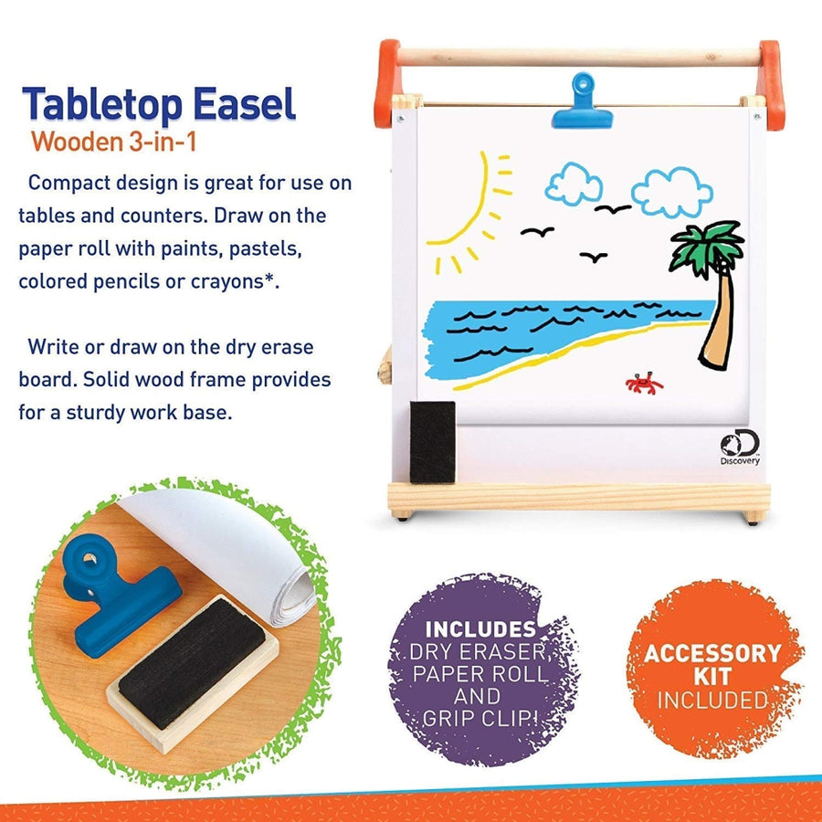 Playwell Wooden Educational Table Top Easel