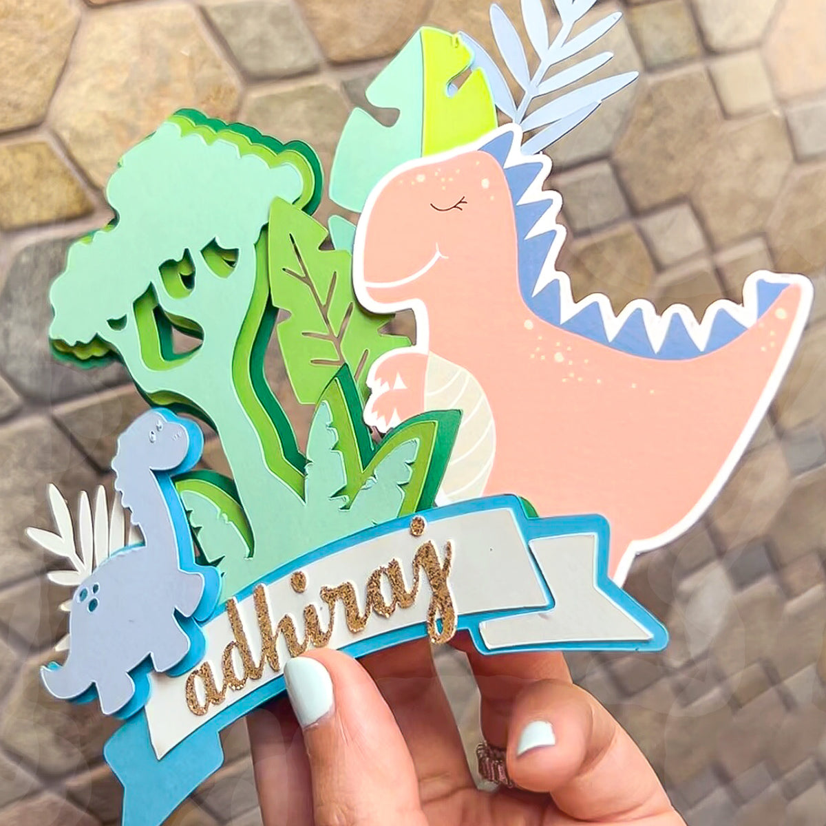 Topper Dimoo Bunga Dino-mite Cake Topper – Bombay Kids Company