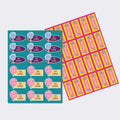 Sticker Sheet - Set of 2 - A4 Size