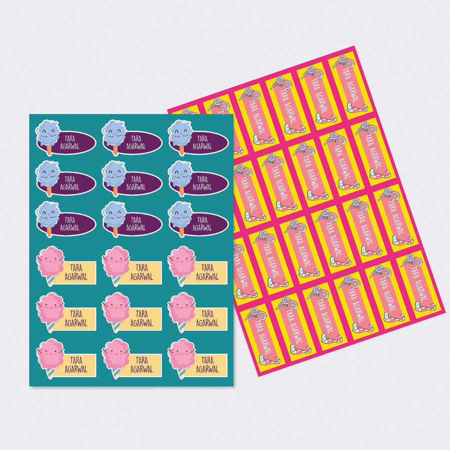 Sticker Sheet - Set of 2 - A4 Size