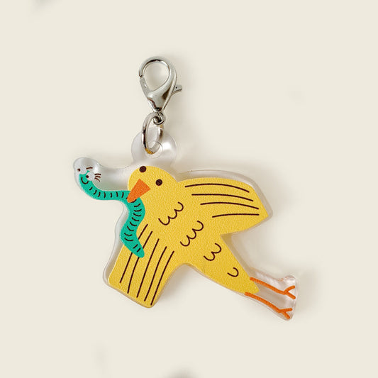 Charms Flap Yellow Keychains