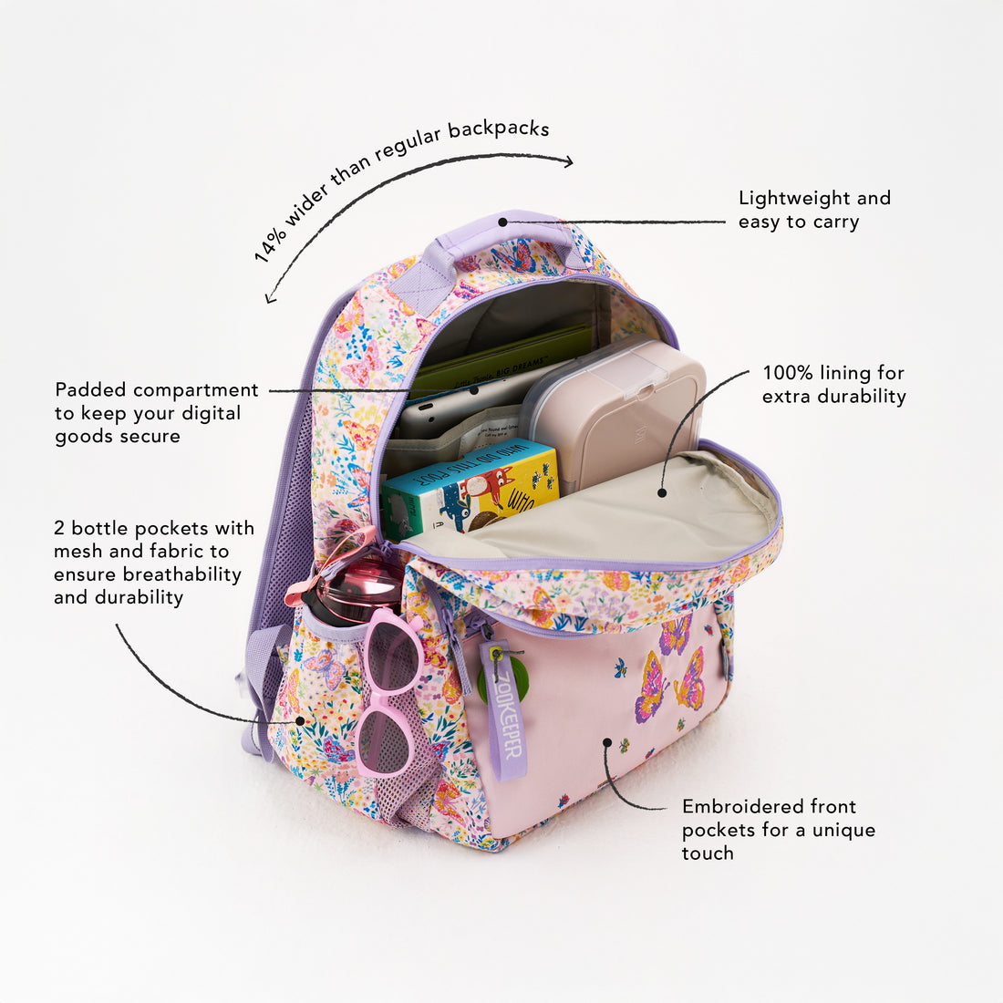 Cocoon for a Fairy Bagpack Large