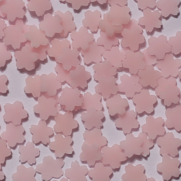 Stikeeze Glow in the Dark Confetti  | Pink Flowers | 3 gms | For Crafts, Slime & Resin Art