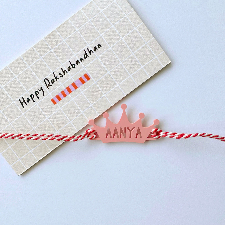 Personalised Name Rakhi | CROWN