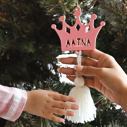 Personalised Tree Ornament | Tassel Crown