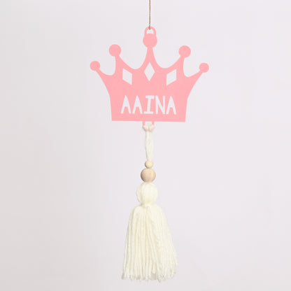 Personalised Tree Ornament | Tassel Crown