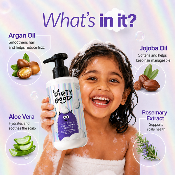 Conditioning Shampoo | Detangling Hair Wash for Kids