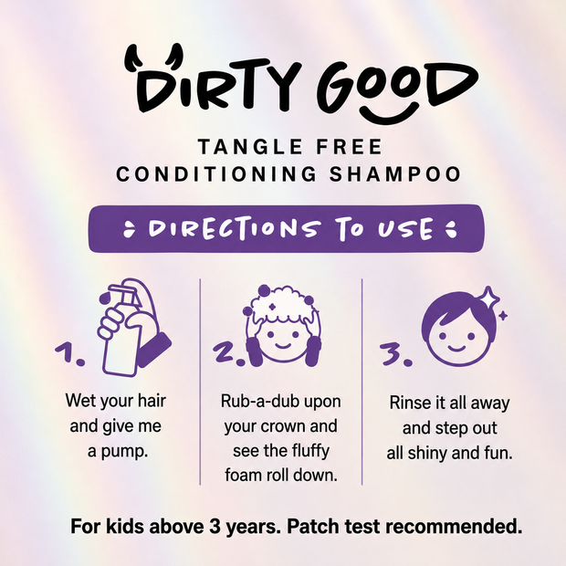 Conditioning Shampoo | Detangling Hair Wash for Kids