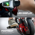 TYGATEC T9 3 WHEEL ELECTRIC 360 DRIFT SCOOTER FOR KIDS AND ADULTS WITH LED LIGHT AND BLUETOOTH (Extreme Red color)