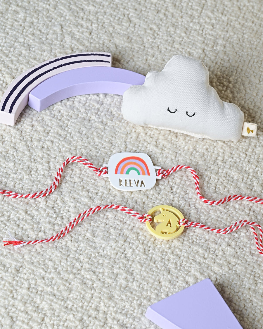 Personalised Name Rakhi | RAINBOW PRINT