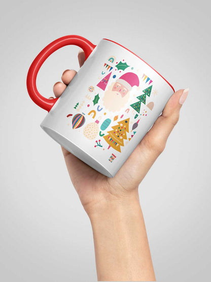 BKC Festive Christmas - Coffee Mugs Red