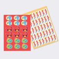Sticker Sheet - Set of 2 - A4 Size