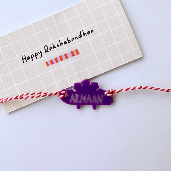 Personalised Name Rakhi | DINOSAUR