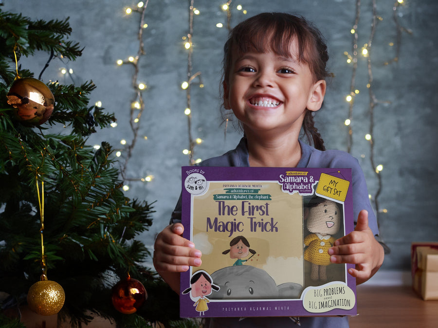 Adventures of Samara and Alphabet the elephant (My Gift Set) (Doll Set)