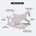 SWEN wooden Rocking Horse, High Chair and Table and Chair 3in1 set ETHAN