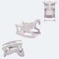 SWEN wooden Rocking Horse, High Chair and Table and Chair 3in1 set ETHAN