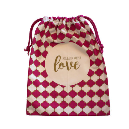Reusable Canvas Drawstring Bags