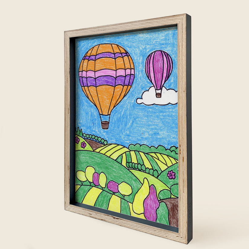 FLAUNT - Magnetic Picture Frame - A4 (Grey)