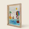 FLAUNT - Magnetic Picture Frame - A4 (Grey)