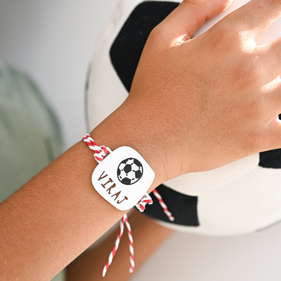 Personalised Name Rakhi | FOOTBALL PRINT