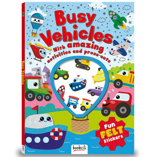 Busy Vehicles: Fun Felt Stickers