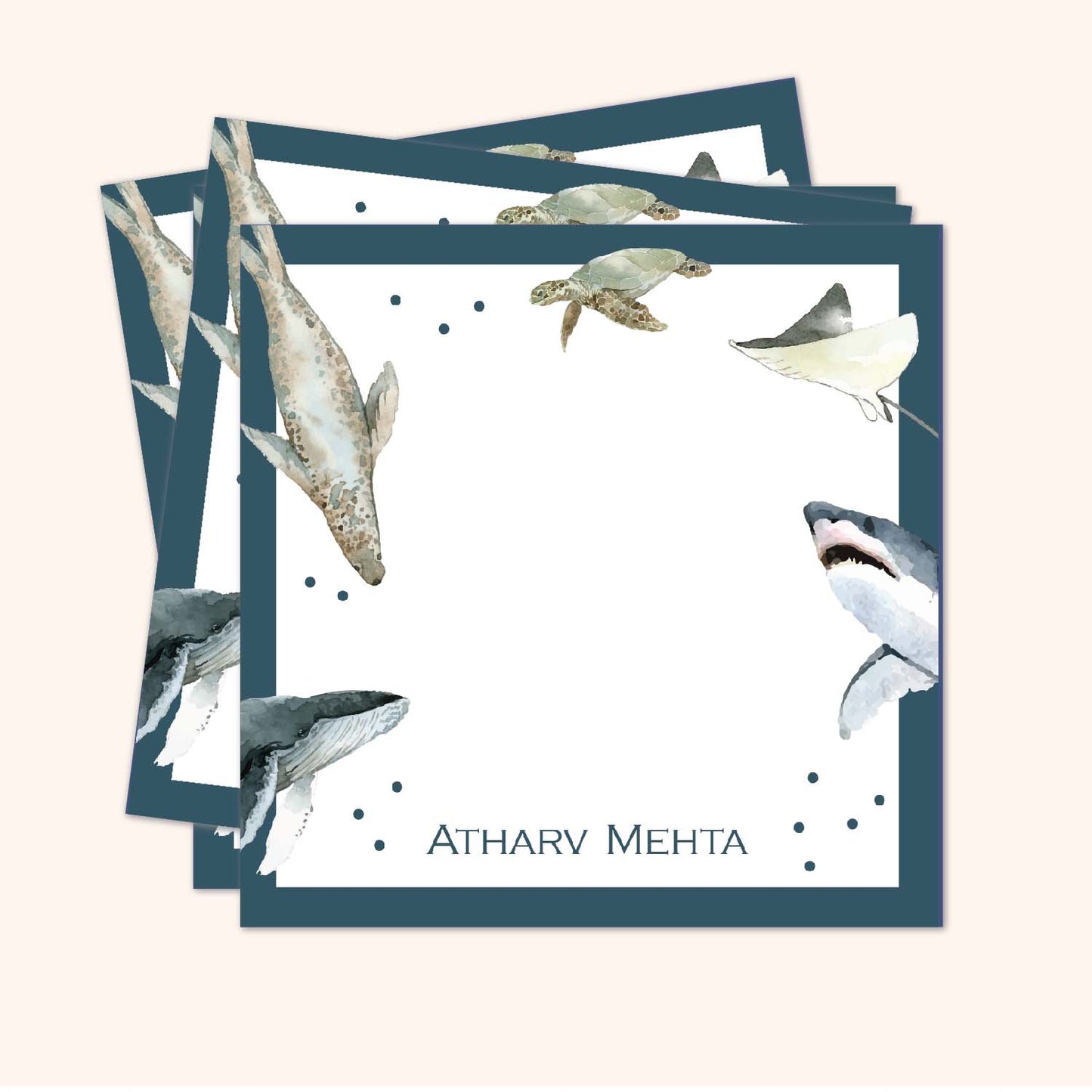 Square Gift Tags - Set of 24 | Personalised