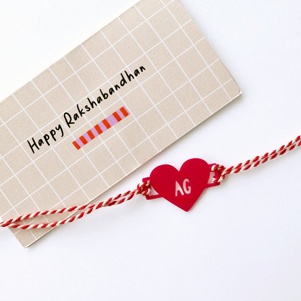 Personalised Name Rakhi | HEART